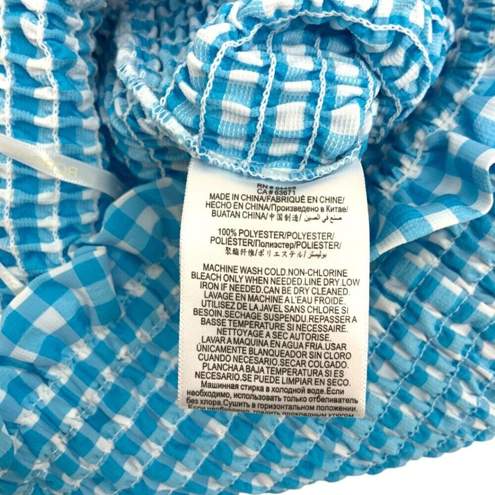 Bcbgeneration Gingham Smocked Pull On Mini Skirt … - image 6